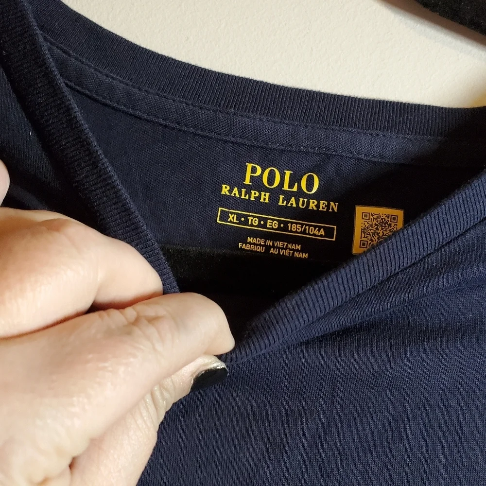 Polo Ralph Lauren Navy Blue Men's Tee Shirt